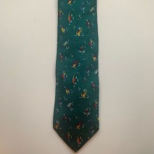 Bait & Tackle “Gone Fishing” 100% silk tie